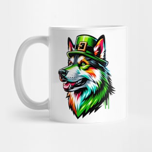 Czechoslovakian Vlcak Celebrates Saint Patrick's Day Mug